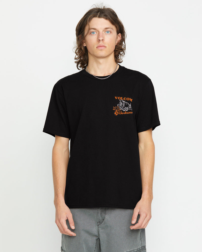 Volcom Men's Pour Choices Short Sleeve Tee Black