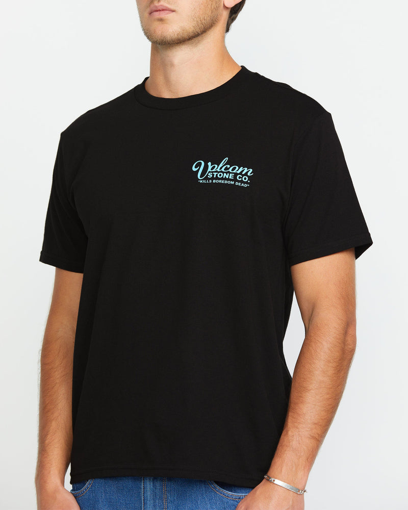 Volcom Men's Rat Trap Short Sleeve Tee Black