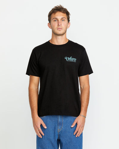 Volcom Men's Rat Trap Short Sleeve Tee Black