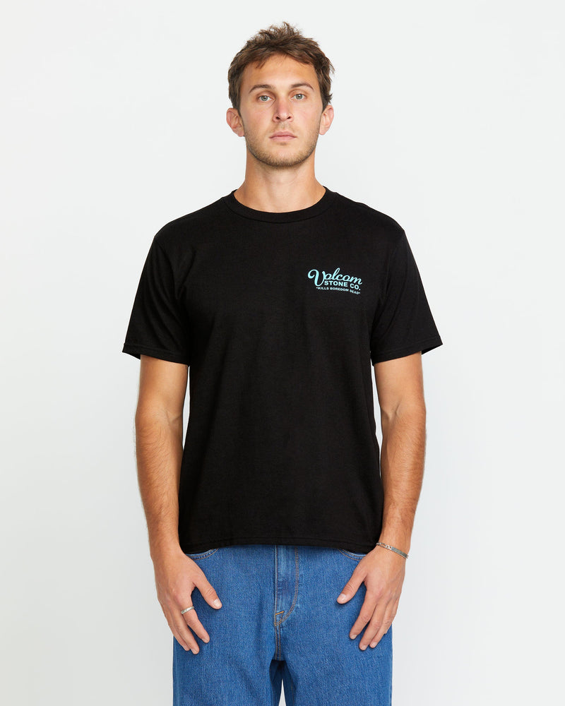 Volcom Men's Rat Trap Short Sleeve Tee Black