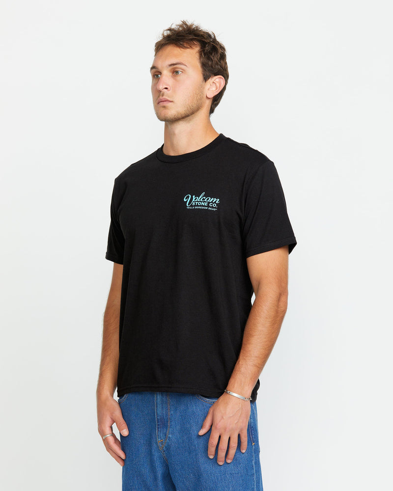 Volcom Men's Rat Trap Short Sleeve Tee Black