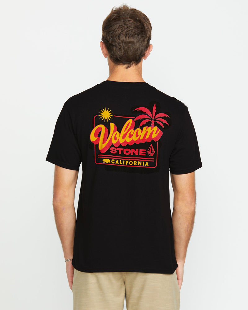 Volcom Men's Ca Dreaming Short Sleeve Tee Black