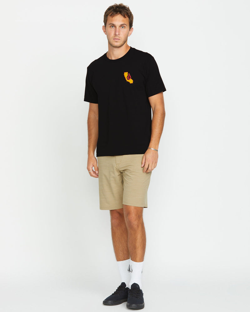 Volcom Men's Ca Dreaming Short Sleeve Tee Black