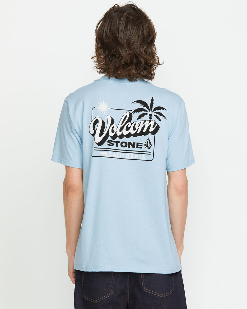Volcom Men's California Dreaming Short Sleeve Tee Carolina Blue