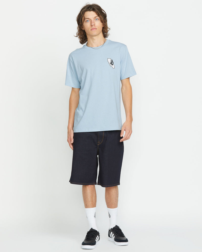 Volcom Men's California Dreaming Short Sleeve Tee Carolina Blue