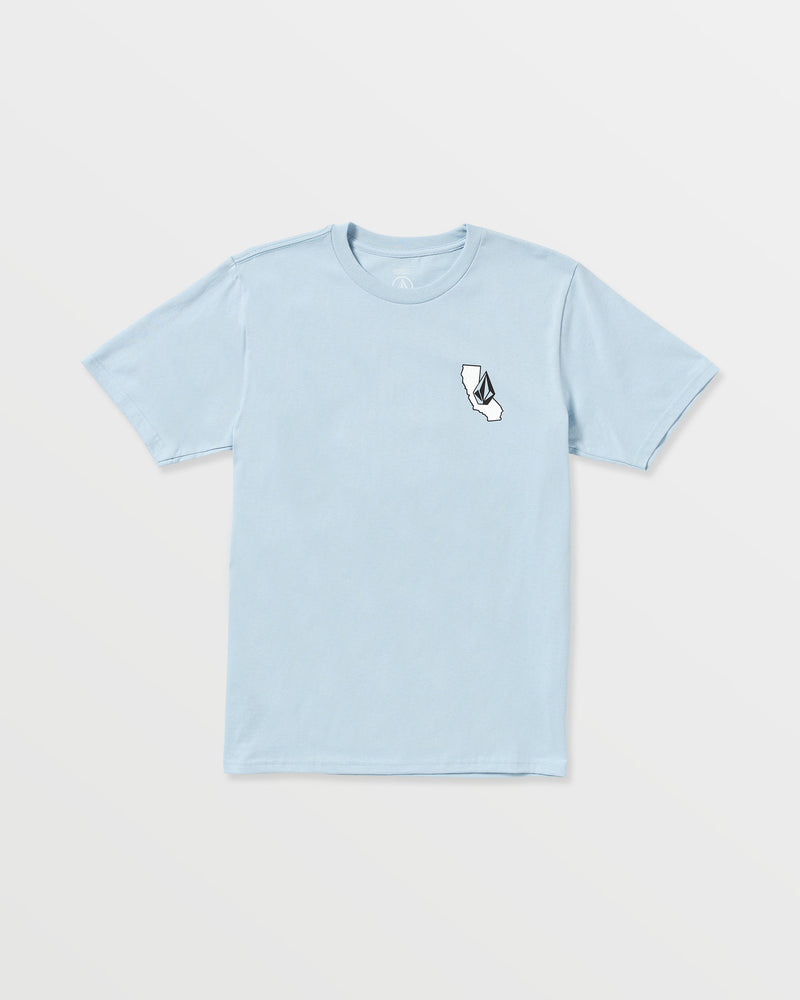Volcom Men's California Dreaming Short Sleeve Tee Carolina Blue