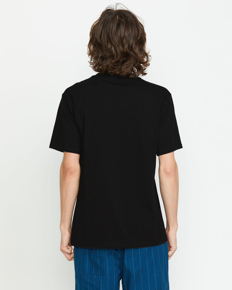 Volcom Men's Pass Line Short Sleeve Tee Black
