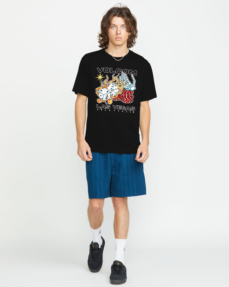 Volcom Men's Pass Line Short Sleeve Tee Black