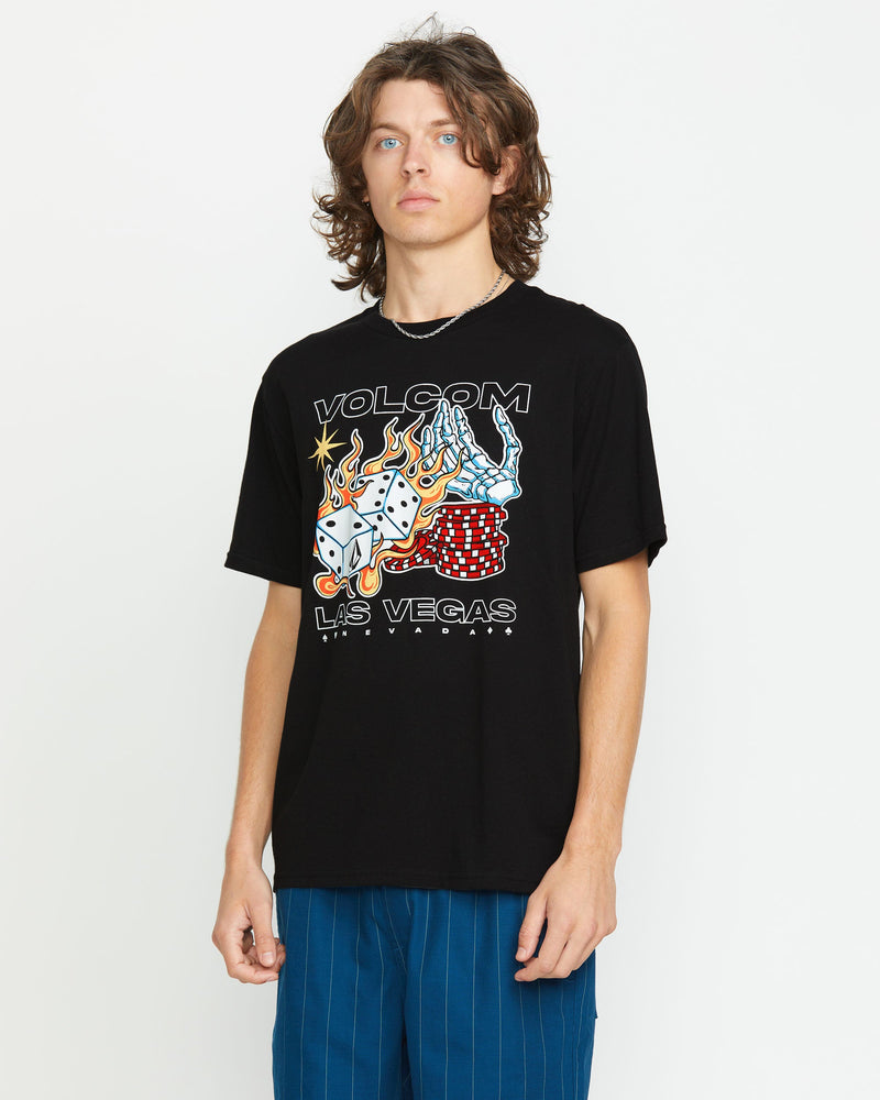 Volcom Men's Pass Line Short Sleeve Tee Black