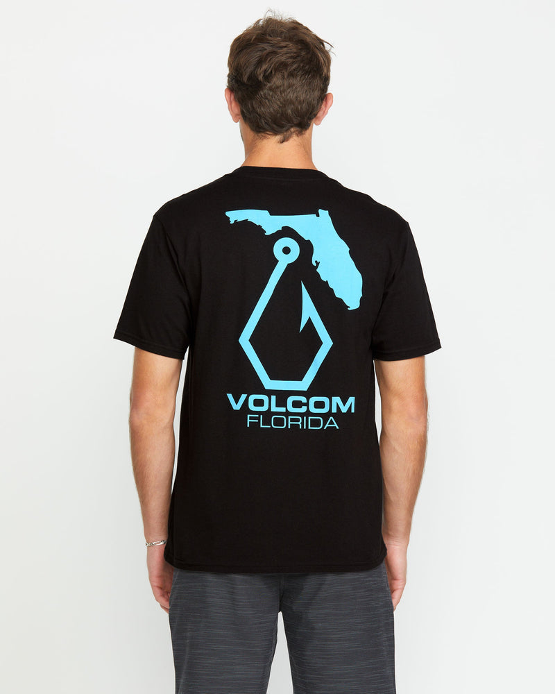 Volcom Men's Reelin Short Sleeve Tee Black