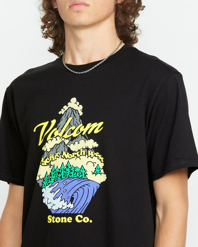 Volcom Men's Pnw Short Sleeve Tee Black