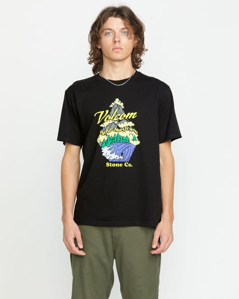 Volcom Men's Pnw Short Sleeve Tee Black