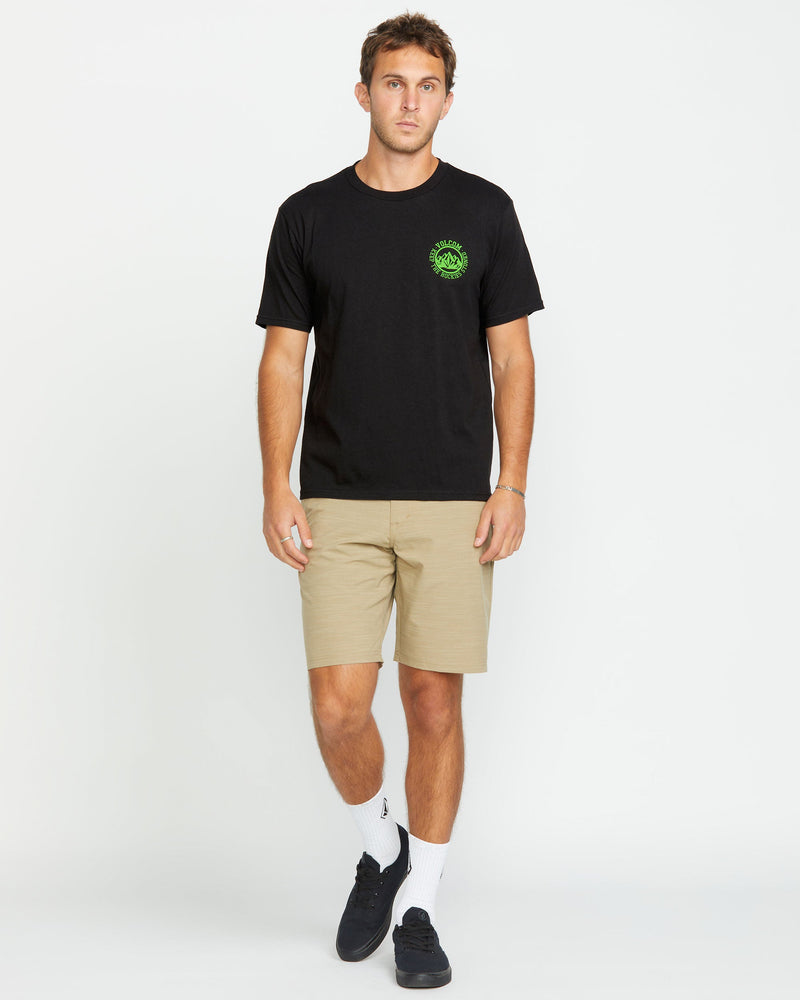 Volcom Men's Keep Rockies Stoned Short Sleeve Tee Black