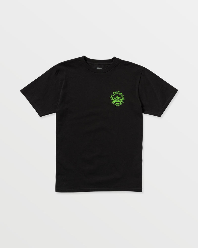 Volcom Men's Keep Rockies Stoned Short Sleeve Tee Black