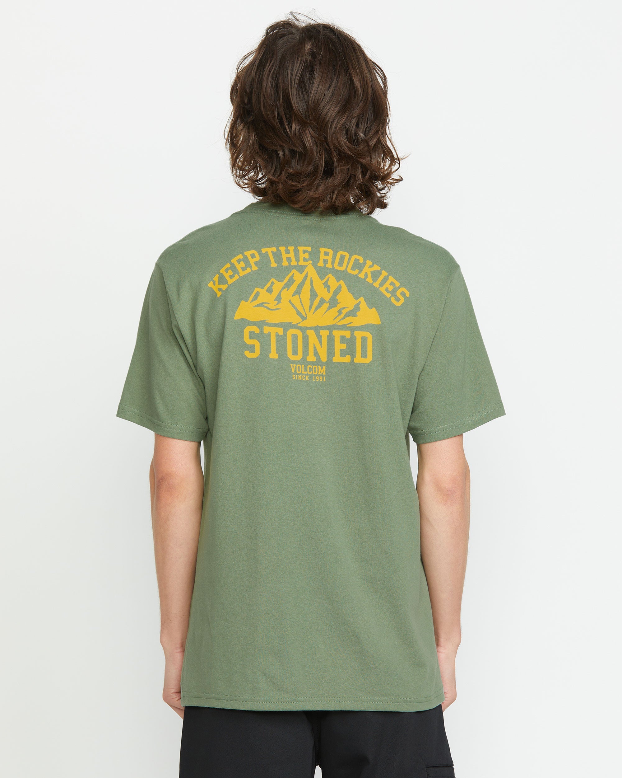 Men's Keep Rockies Stoned Short Sleeve Tee - Volcom