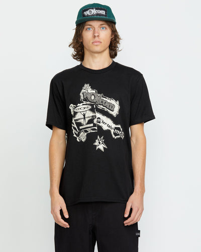 Volcom Men's Volcom Entertainment Short Sleeve Tee Black