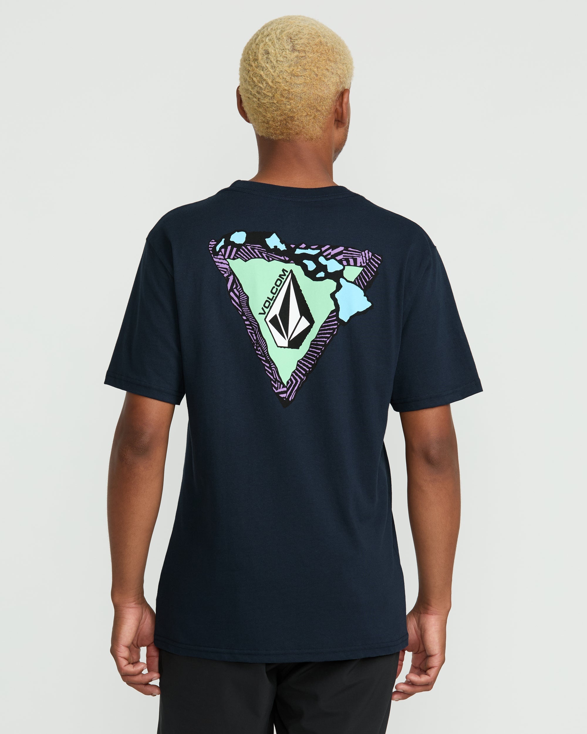 T-shirt Volcom Certain Bleu HTH