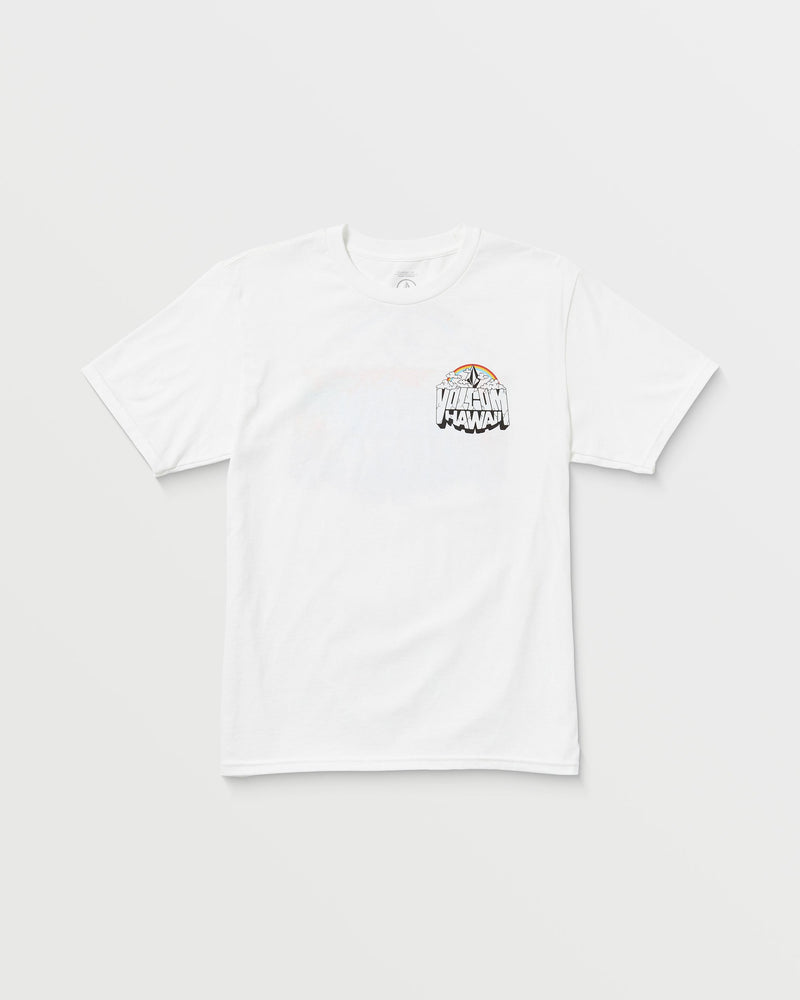 Volcom Men's Postcard Short Sleeve Tee White