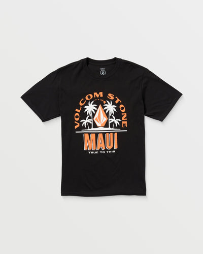 Volcom Men's Claimed Maui Short Sleeve Tee Black