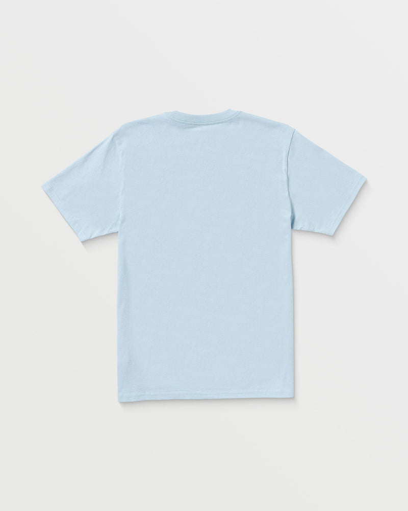 Volcom Men's Claimed Big Island Short Sleeve Tee Carolina Blue