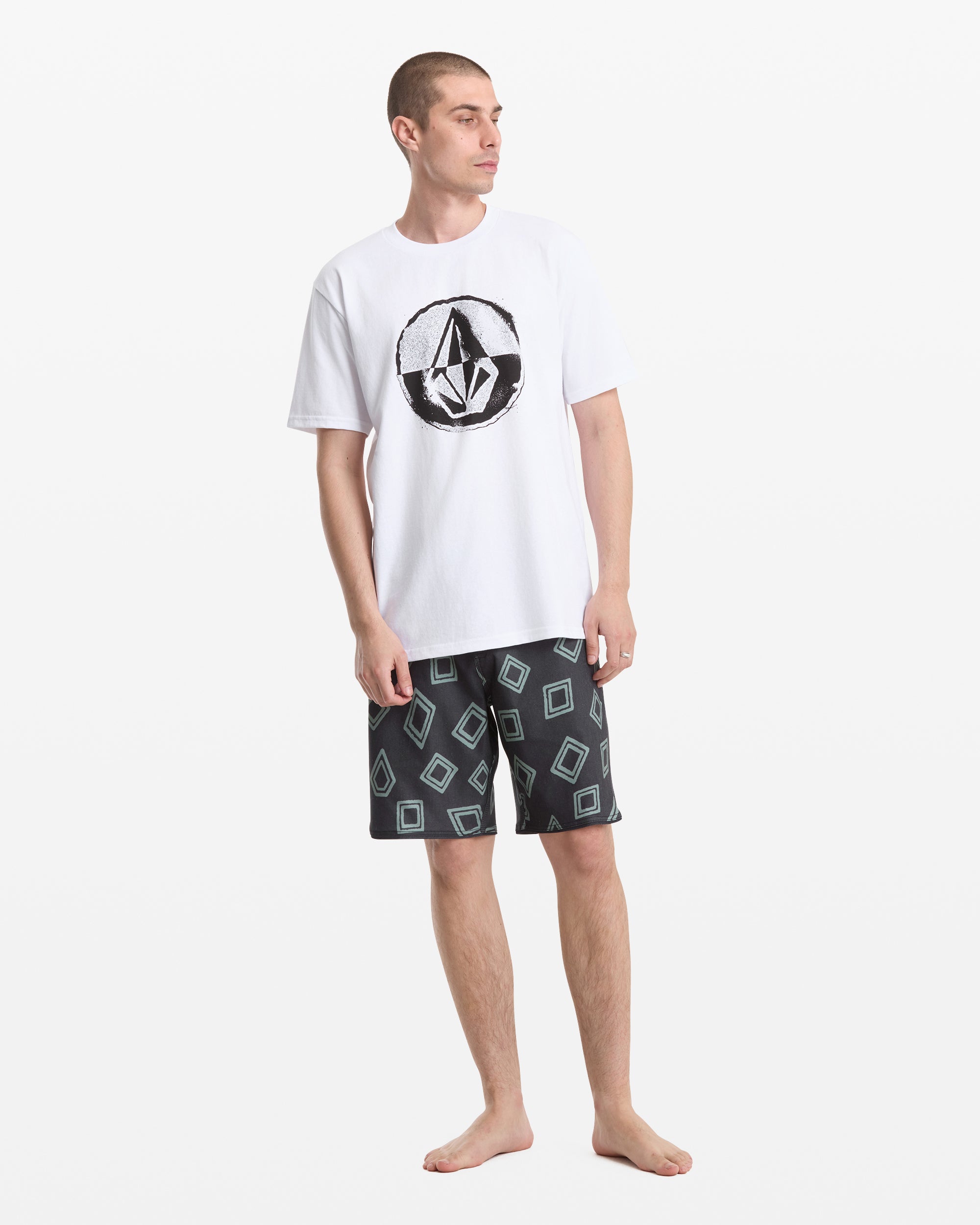 Men's Circle Split Short Sleeve Tee - Volcom