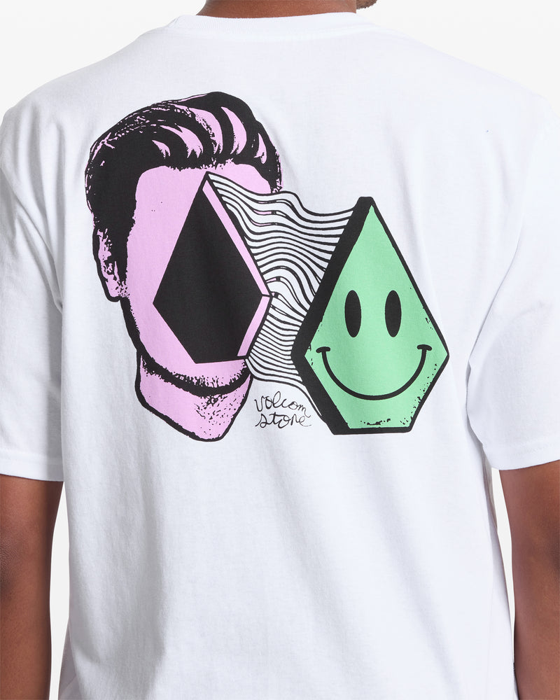 Men's Aura Short Sleeve Tee-White-Volcom
