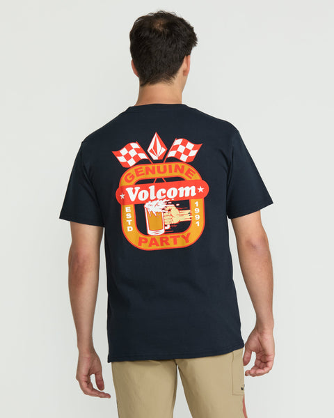 Men's Fifth Gear Short Sleeve Tee-Navy-Volcom