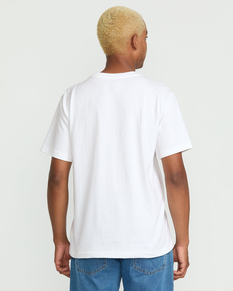 Volcom Men's Talons Pocket Short Sleeve Tee White
