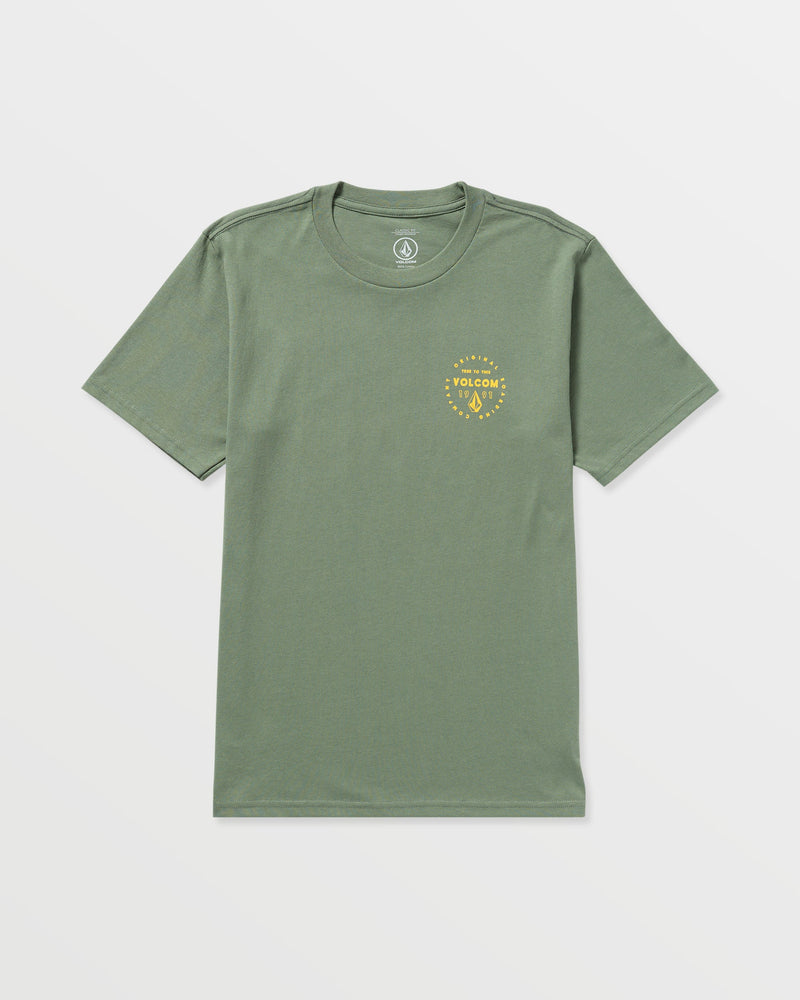 Volcom Men's Mortis Short Sleeve Tee Light Olive