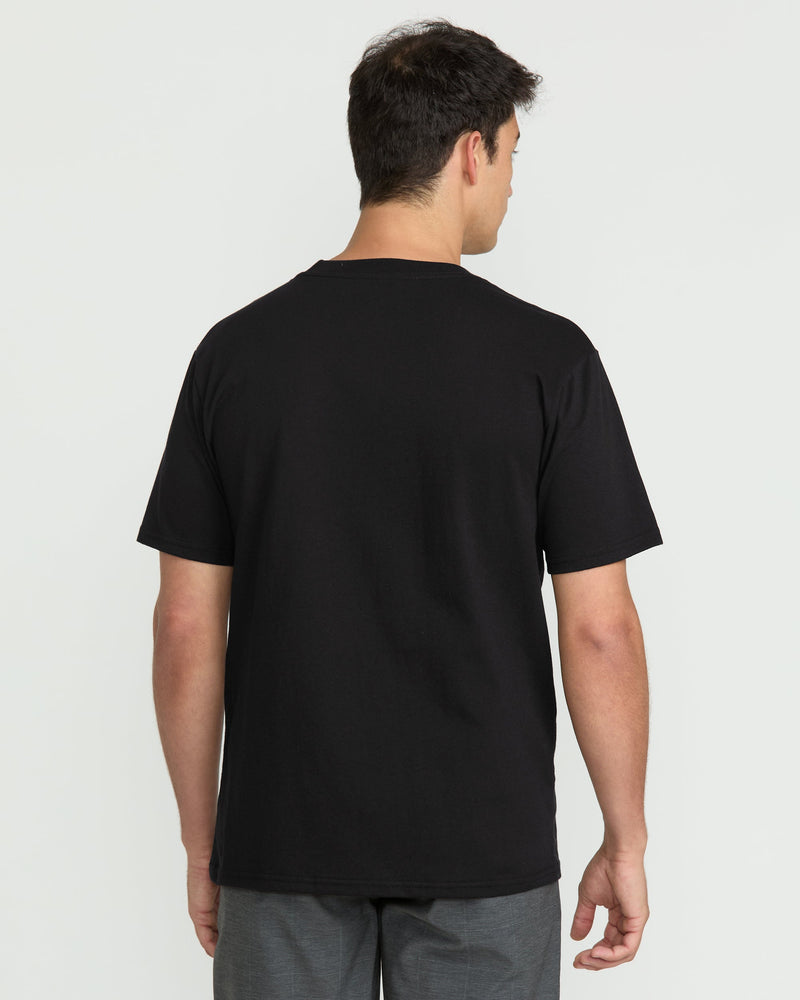 Volcom Men's Trucker Stone Short Sleeve Tee Black