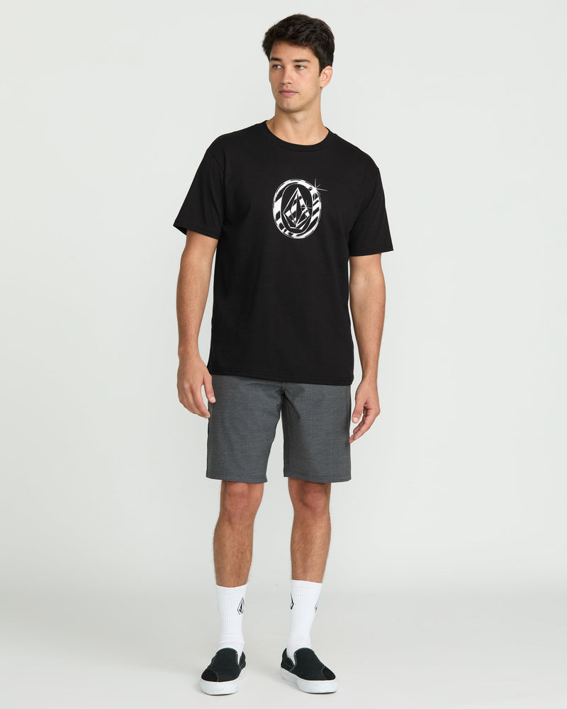 Volcom Men's Trucker Stone Short Sleeve Tee Black