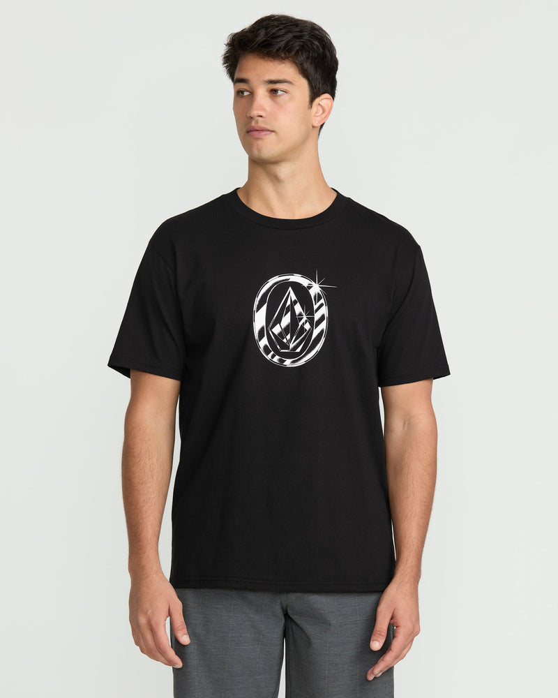Volcom Men's Trucker Stone Short Sleeve Tee Black