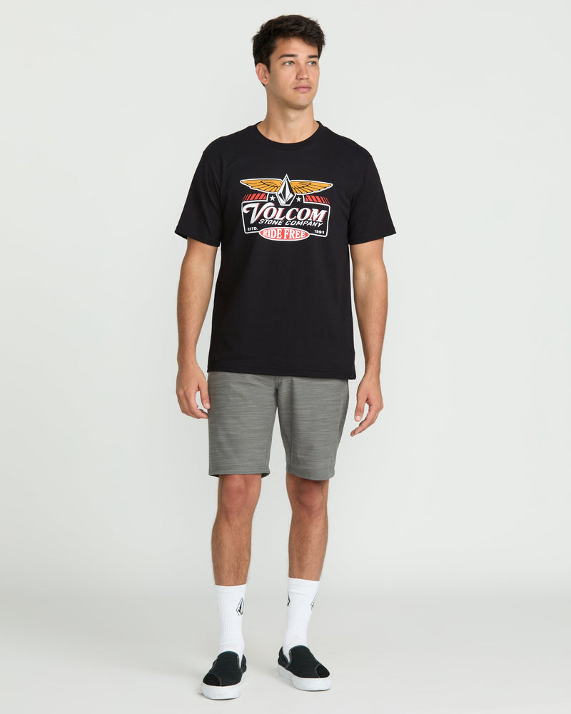 Volcom Men's Revel Short Sleeve Tee Black