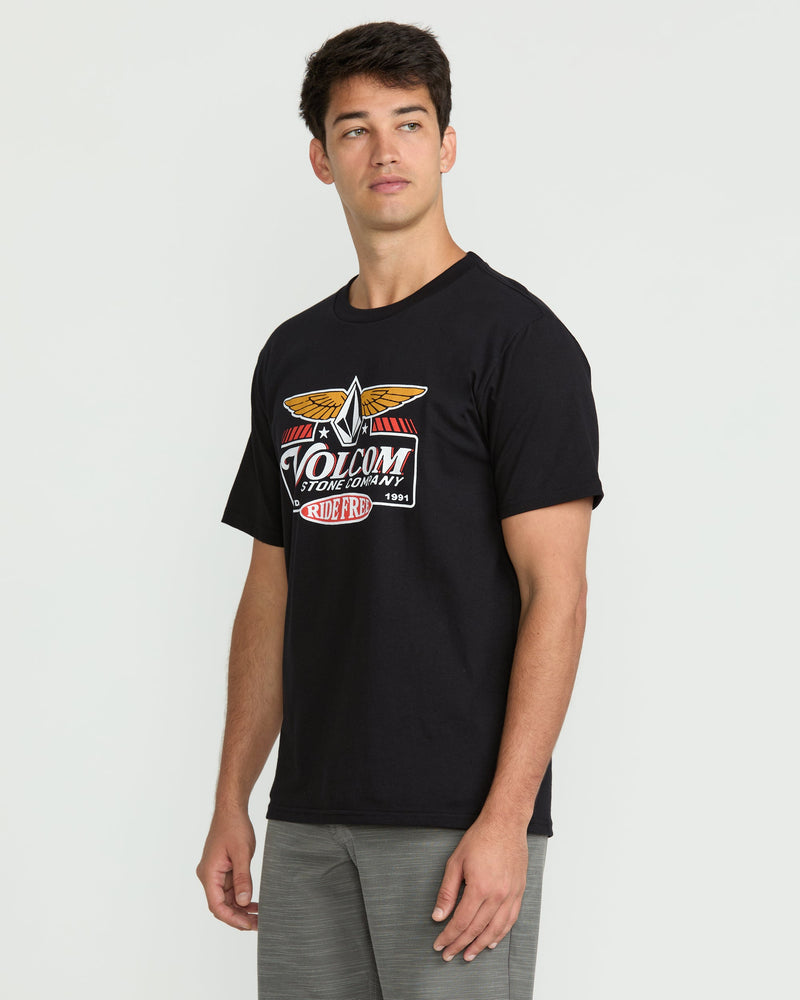 Volcom Men's Revel Short Sleeve Tee Black