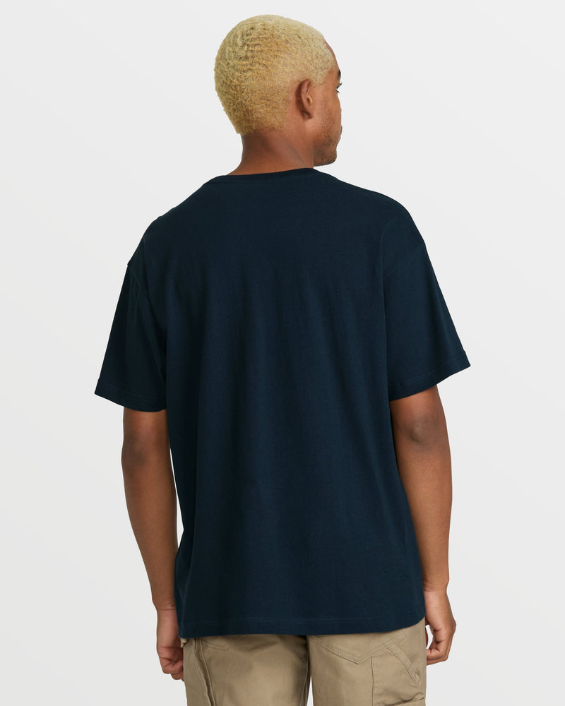 Volcom Men's Volcom Workwear Certifico Short Sleeve Tee Navy