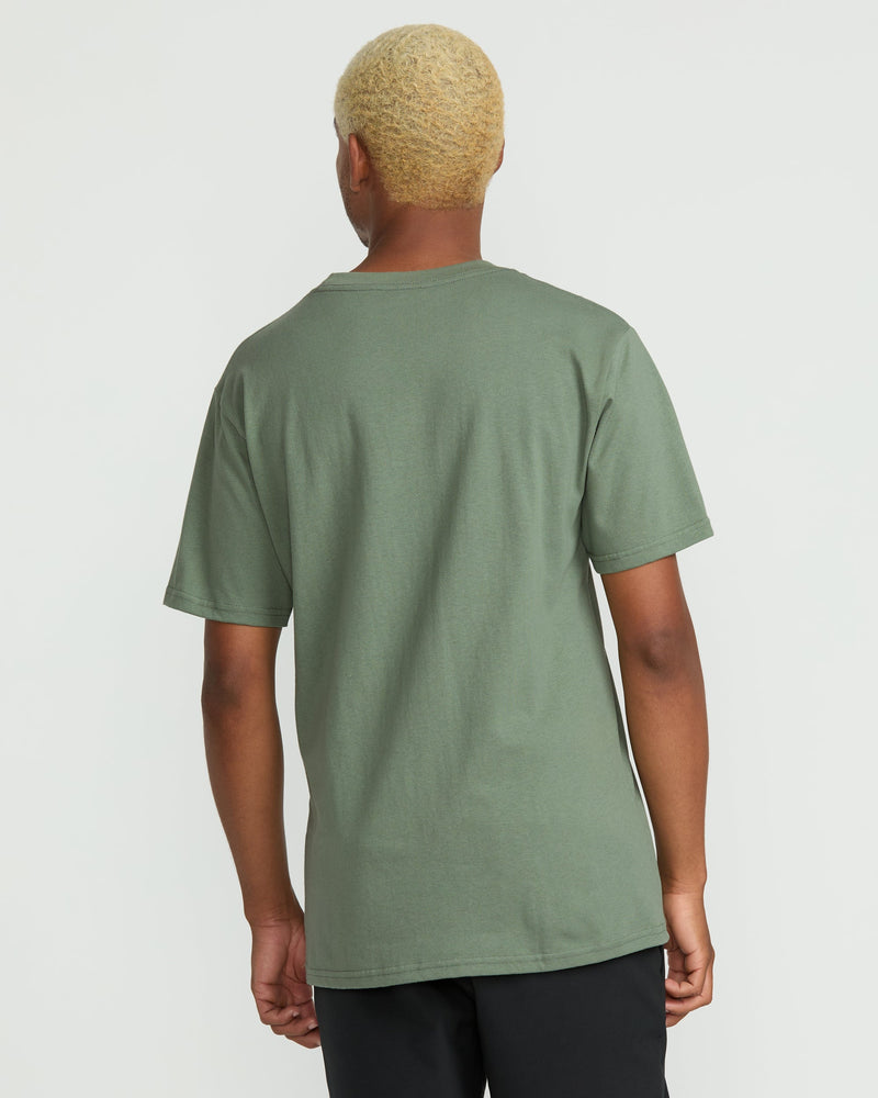 Volcom Men's Rotation Short Sleeve Tee Light Olive