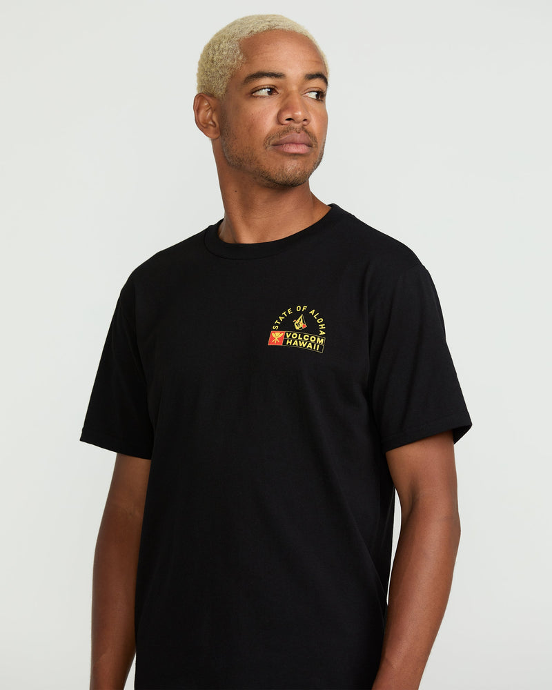 Volcom Men's Lattitude Short Sleeve Tee Black