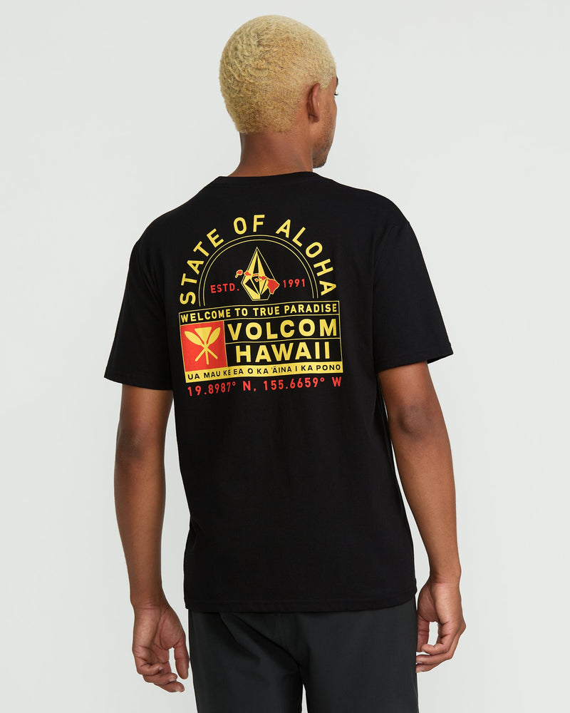 Volcom Men's Lattitude Short Sleeve Tee Black