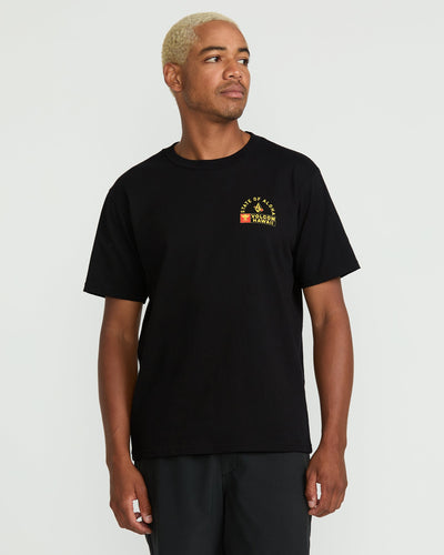 Volcom Men's Lattitude Short Sleeve Tee Black