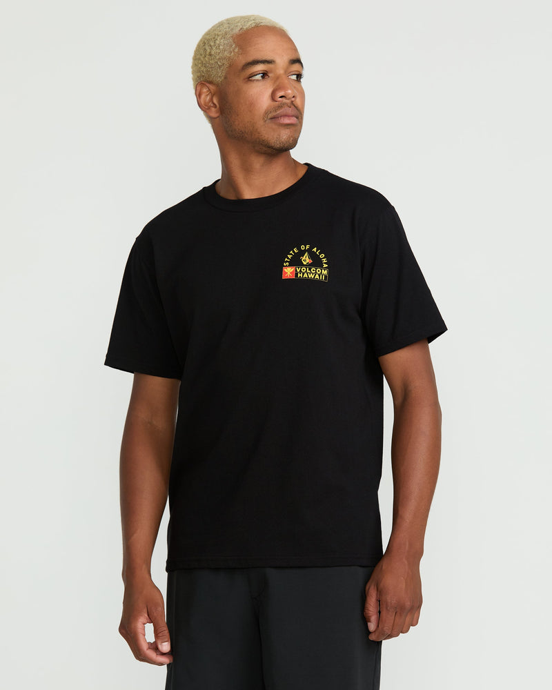 Volcom Men's Lattitude Short Sleeve Tee Black