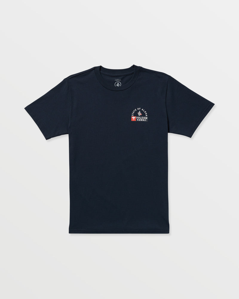 Volcom Men's Lattitude Short Sleeve Tee Navy