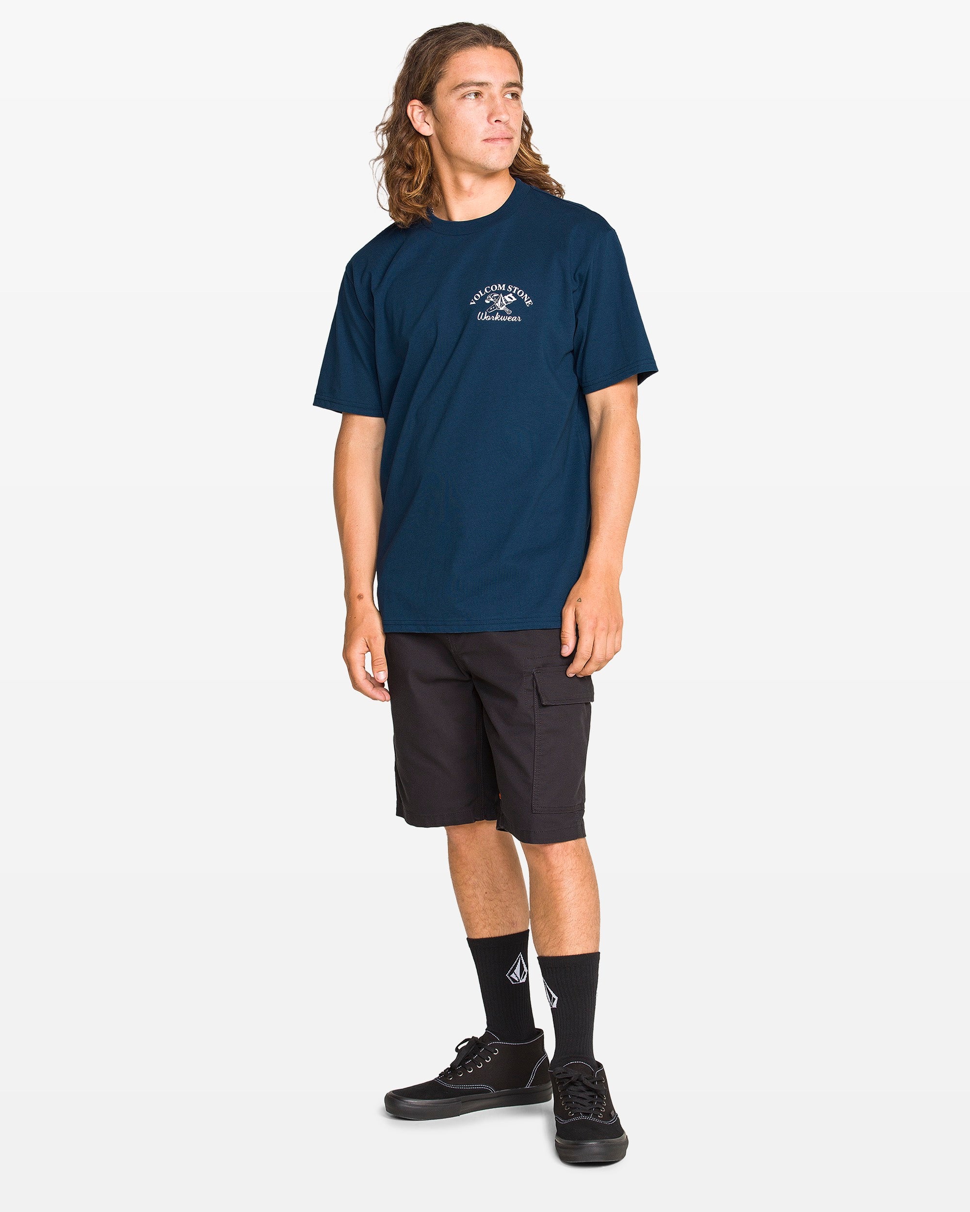 Men's Crosscut Workwear Short Sleeve Tee - Volcom