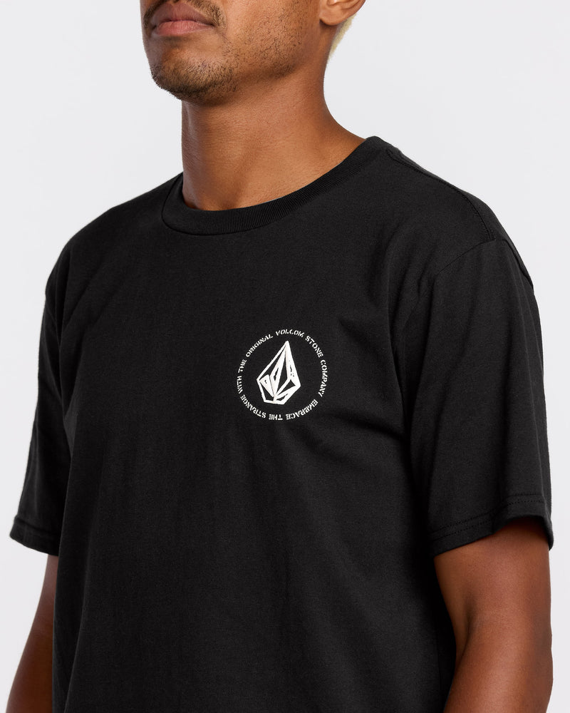 Volcom Men's Almeida Short Sleeve Tee Black