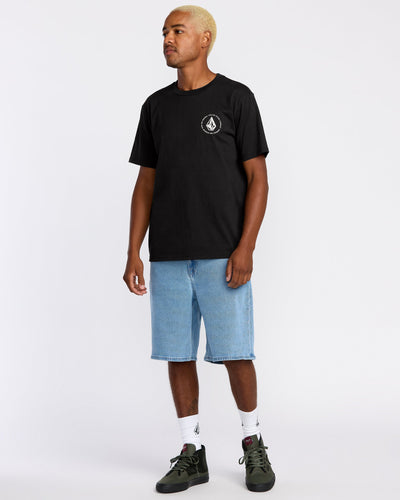 Volcom Men's Almeida Short Sleeve Tee Black