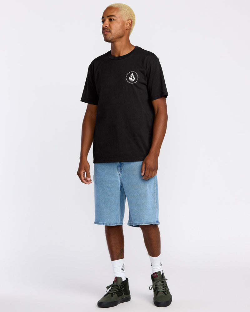 Volcom Men's Almeida Short Sleeve Tee Black