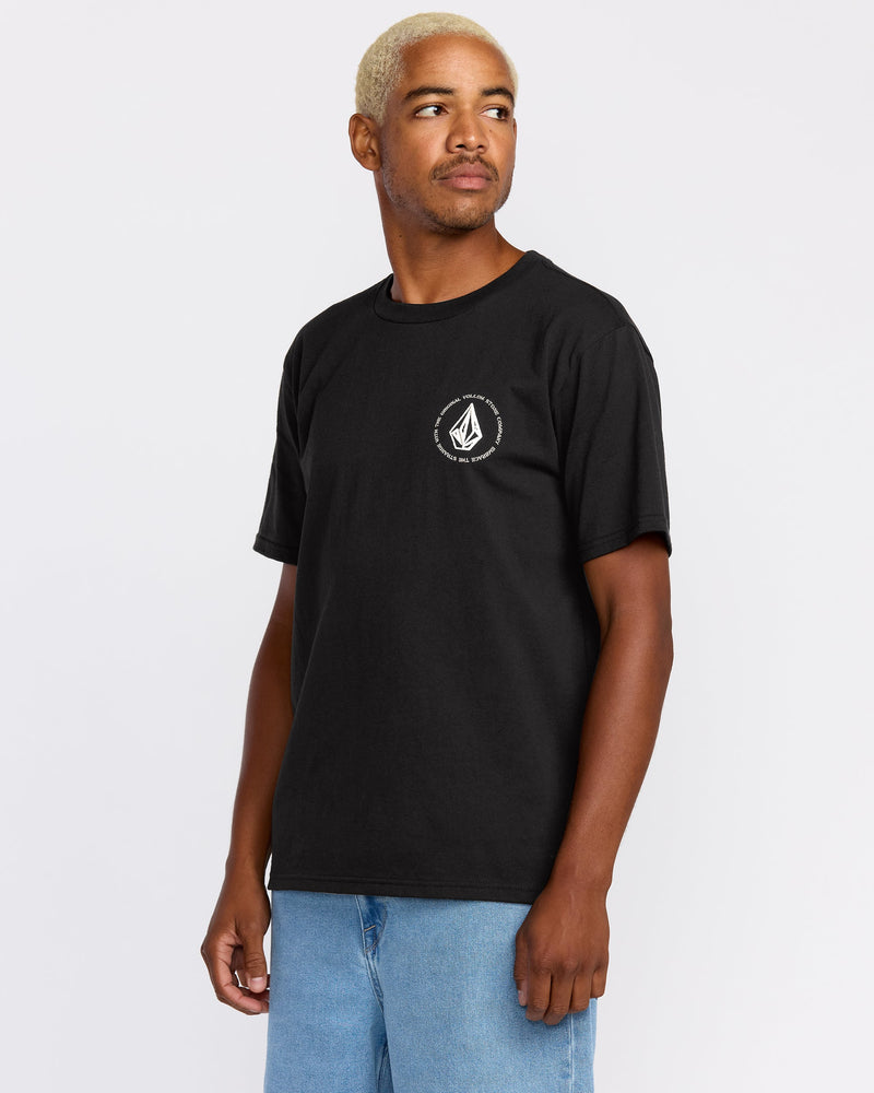 Volcom Men's Almeida Short Sleeve Tee Black