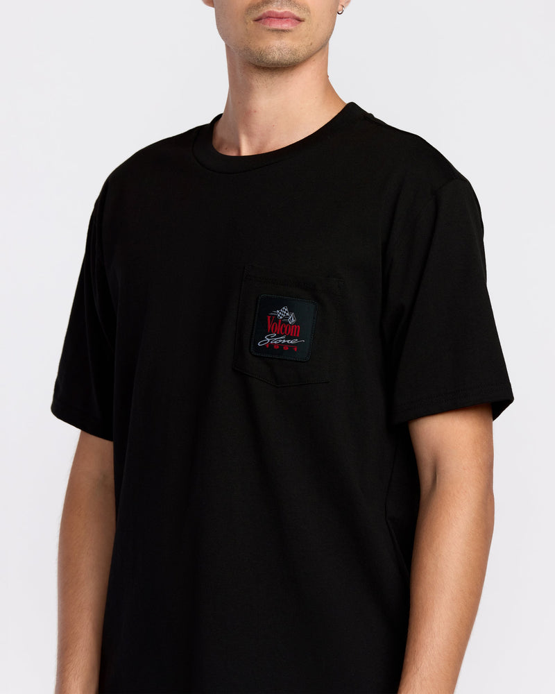 Volcom Men's Speed Snake Pocket Short Sleeve Tee 