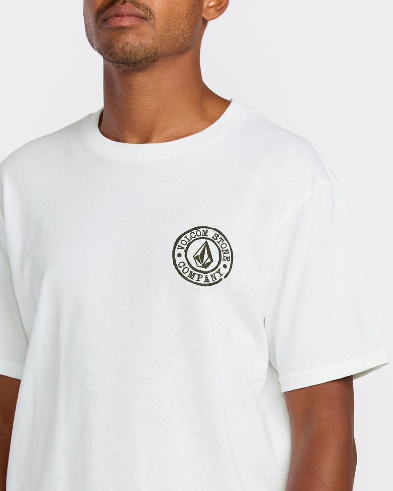 Volcom Men's Logo Stamp Short Sleeve Tee 