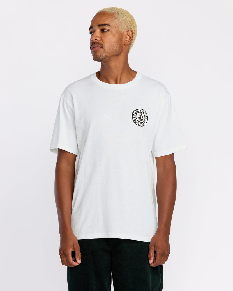 Volcom Men's Logo Stamp Short Sleeve Tee 