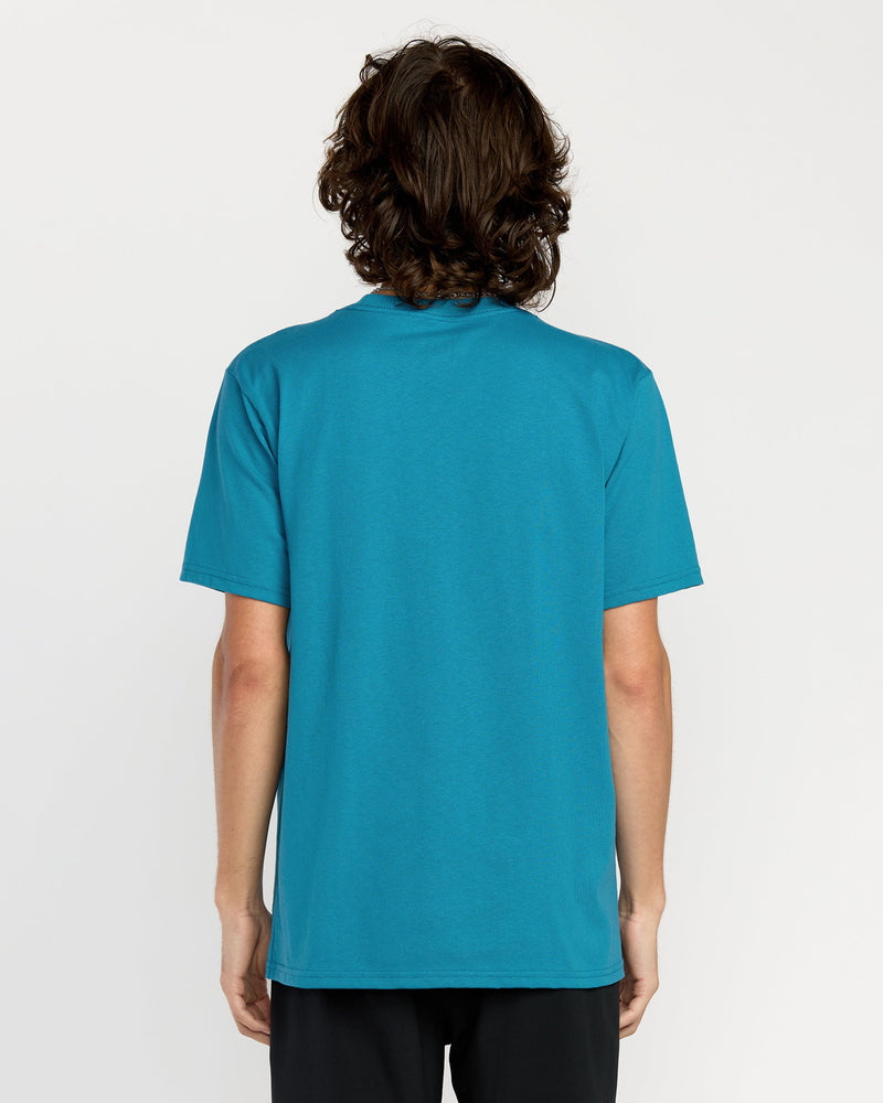 Men's Lugnut Pocket Short Sleeve Tee-Coronet Blue-Volcom